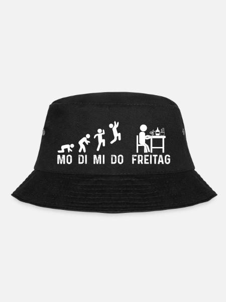Bastler Basteln - Bucket Hat - Schwarz