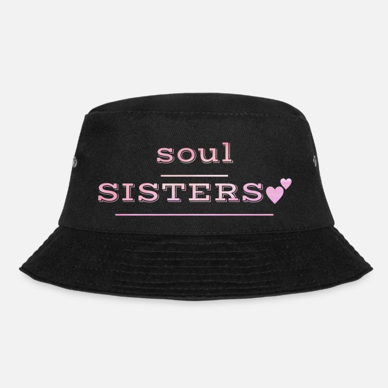 Beste Freunde - Bucket Hat - Schwarz