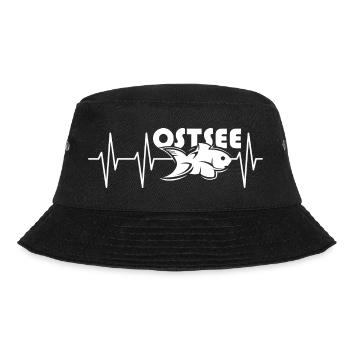 Ostsee Fisch Puls Fische Symbol See Meer Icon Logo - Bucket Hat - Schwarz - Vorne - Lela (165cm)