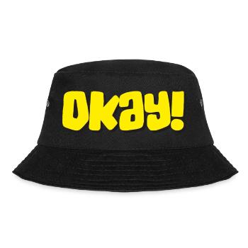 Okay - Bucket Hat - Schwarz - Vorne - Lela (165cm)