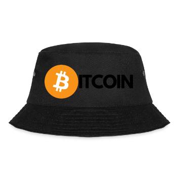 Crypto BITCOIN 1 - Bucket Hat - black - Front - Lela (165cm)
