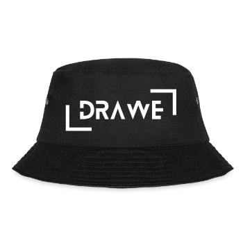 drawe - eilig, gestresst, beschäftigt, Dialekt - Bucket Hat - Schwarz - Vorne - Lela (165cm)