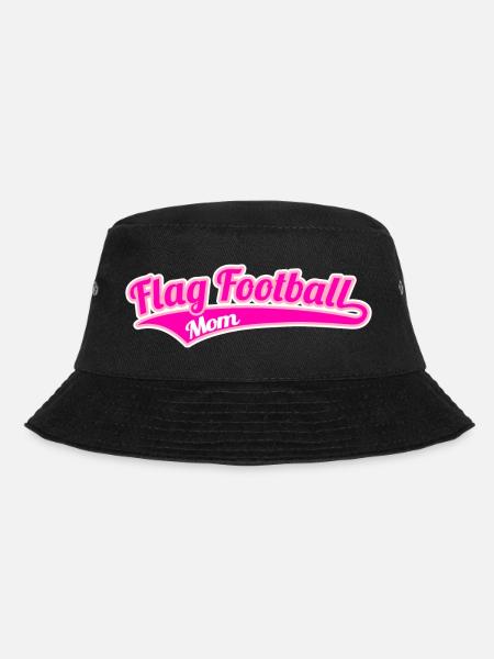 Flag Football Mom Mama Mutter - Bucket Hat - black