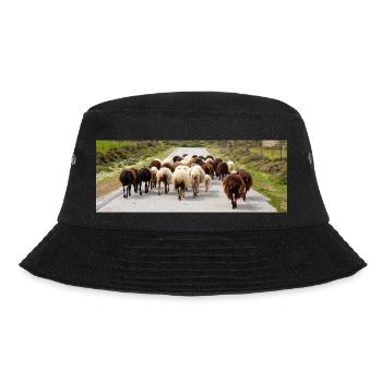 Bergziege im Nationalpark Park Insel Kos - Bucket Hat - Schwarz - Vorne - Lela (165cm)