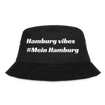Hamburg - Bucket Hat - Schwarz - Vorne - Lela (165cm)