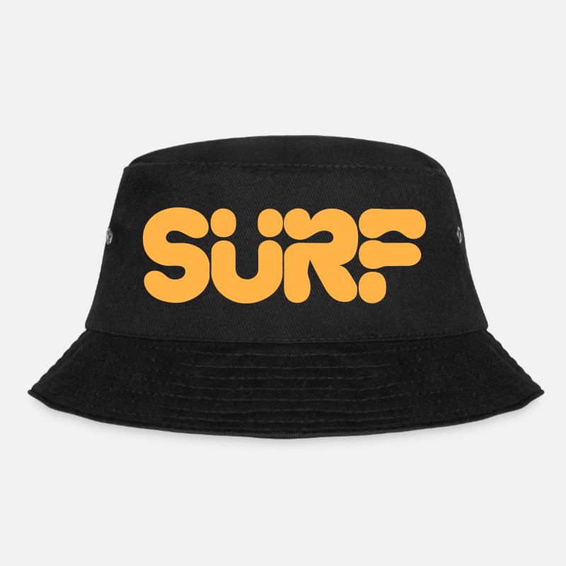 Vibrant Abstract Graphic Design - Bucket Hat - black