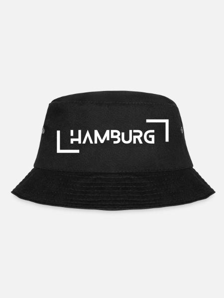 Hamburg - Bucket Hat - Schwarz