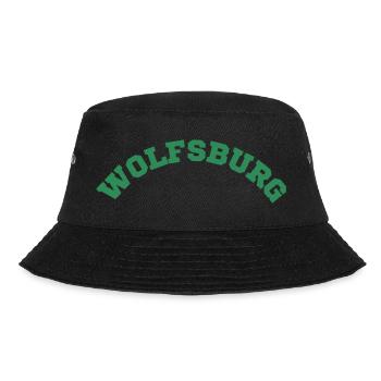 Wolfsburg - Bucket Hat - Schwarz - Vorne - Lela (165cm)