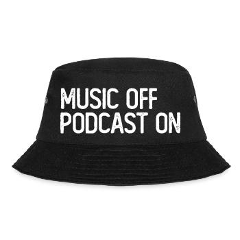 Podcast Lover - Music Off Podcast On - Podcast Pod - Bob - noir - Devant - Lela (165cm)
