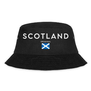 Flagge von Schottland, Schottischer Stolz - Bucket Hat - Schwarz - Vorne - Lela (165cm)