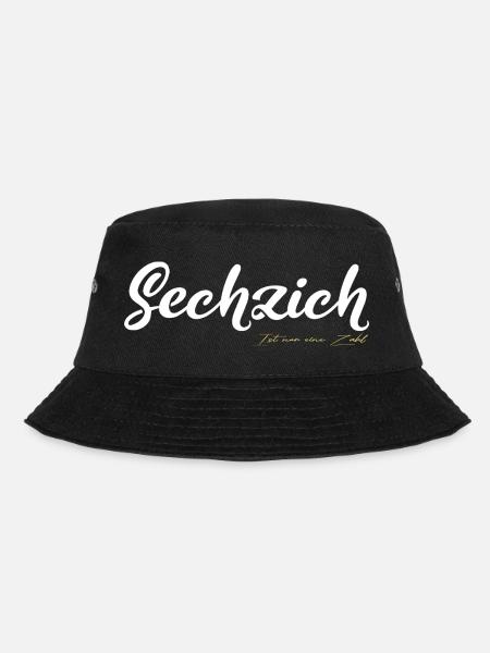 Sechzich Ist Nur Eine Zahl - Bucket Hat - Schwarz