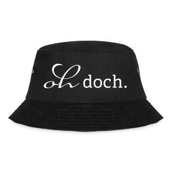 oh doch. - Bucket Hat - Schwarz - Vorne - Lela (165cm)