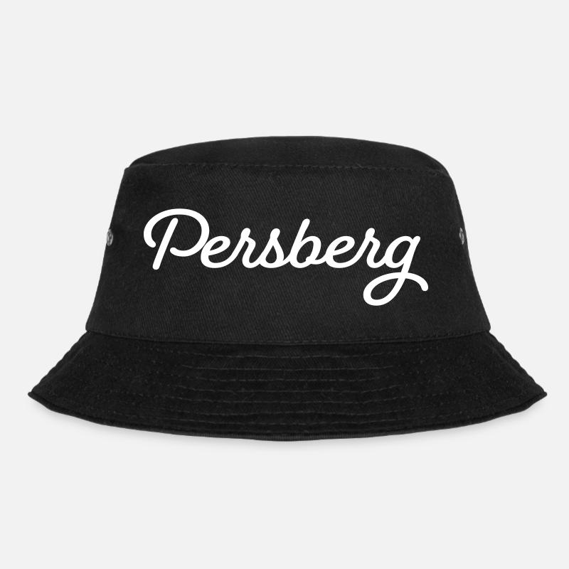 Persberg weiß - Bucket Hat - Schwarz