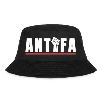 Protestation antifa, déclaration antifasciste - Bob - noir - Devant - Lela (165cm)