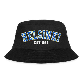Helsinki, gegründet 1995 - Bucket Hat - Schwarz - Vorne - Lela (165cm)