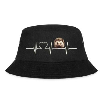 Igel - Bucket Hat - Schwarz - Vorne - Lela (165cm)