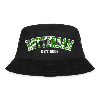 Rotterdam Est.2005 - Bucket Hat - black - Front - Lela (165cm)