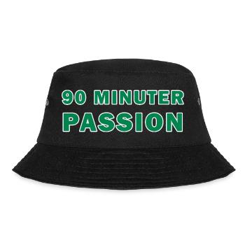 90 Minutes Passion - Bucket Hat - black - Front - Lela (165cm)