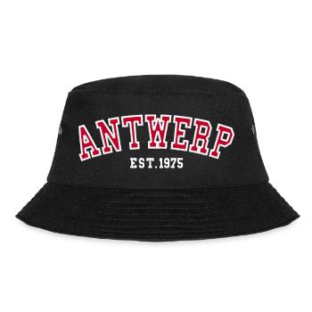 Antwerpen Est. 1975 - Bucket Hat - Schwarz - Vorne - Lela (165cm)