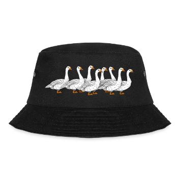 Geese - Bucket Hat - black - Front - Lela (165cm)