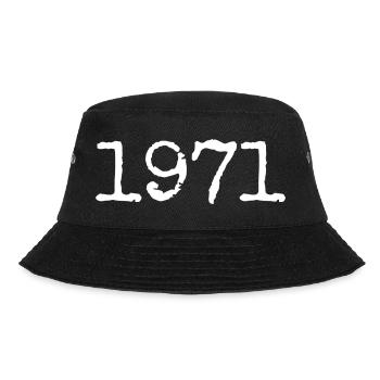 Legendär seit 1971 - Bucket Hat - Schwarz - Vorne - Lela (165cm)