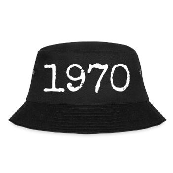 Legendär seit 1970 - Bucket Hat - Schwarz - Vorne - Lela (165cm)