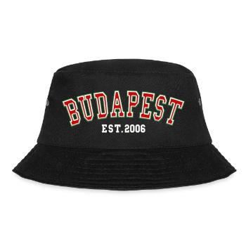 Budapest, gegründet 2006 - Bucket Hat - Schwarz - Vorne - Lela (165cm)
