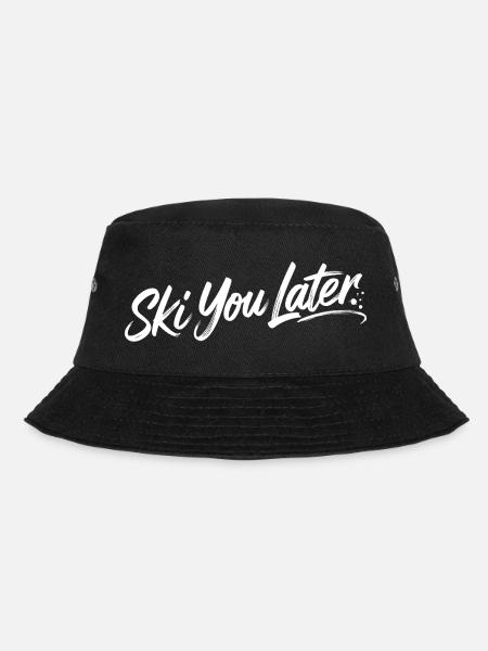Ski you later - Bucket Hat - Schwarz
