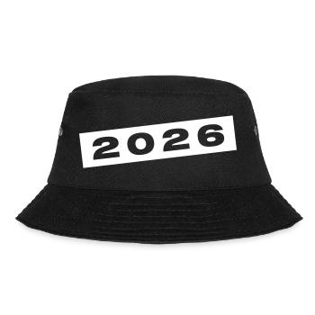 2026 year - Bucket Hat - black - Front - Lela (165cm)
