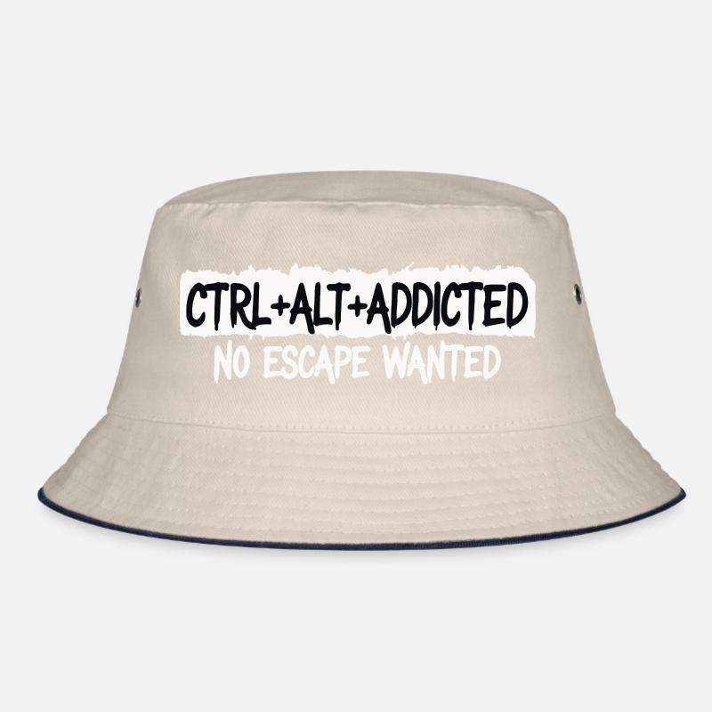 CTRL ALT ADDICTED — NO ESCAPE Bucket Hat