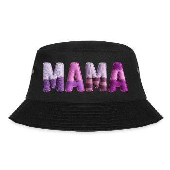 Mama Patchwork Vintage Family Love - Bucket Hat - Schwarz - Vorne - Lela (165cm)