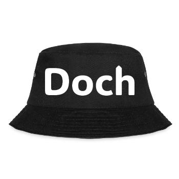 Yes! Funny Saying Shirt – Sarcastic Humor - Bucket Hat - black - Front - Lela (165cm)