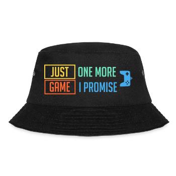 Just 1 More Game - Bucket Hat - black - Front - Lela (165cm)