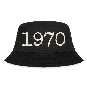 1970 Birthday Gift - Awesome since 1970 - Bucket Hat - black - Front - Lela (165cm)