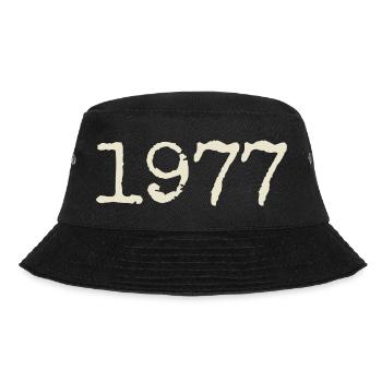 1977 Birthday Gift - Awesome since 1977 - Bucket Hat - black - Front - Lela (165cm)
