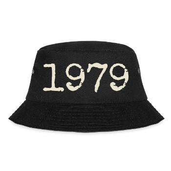 1979 Birthday Gift - Awesome since 1979 - Bucket Hat - black - Front - Lela (165cm)