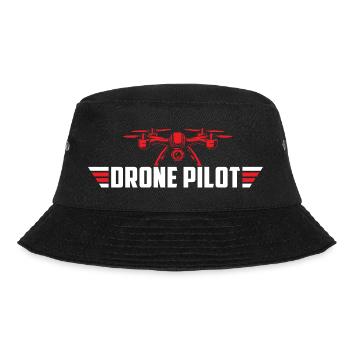 Drone Pilot FPV UAV Flight Enthusiast - Bucket Hat - black - Front - Lela (165cm)