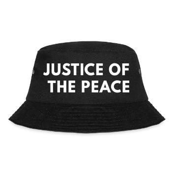 Justice Of The Peace Funny Court Legal Magistrate  - Bucket Hat - black - Front - Lela (165cm)