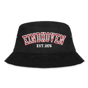 Eindhoven gegründet 1976 - Bucket Hat - Schwarz - Vorne - Lela (165cm)