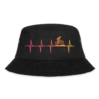 Mountain Bike Sunset Heartbeat MTB - Bucket Hat - black - Front - Lela (165cm)