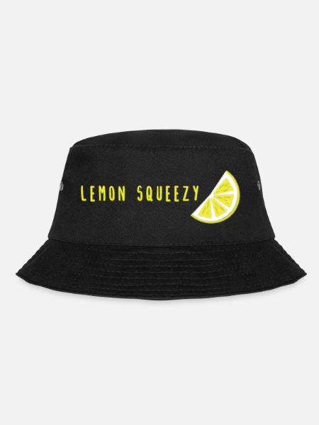 Lemon Squeezy - Bucket Hat - Schwarz