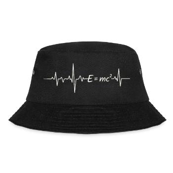 I Love Physics Theory of Relativity E=mc² - Bucket Hat - black - Front - Lela (165cm)