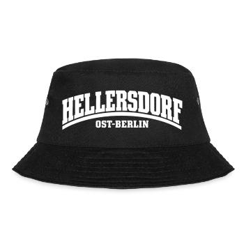 Hellersdorf - Ost-Berlin - Bezirk - Deutschland - Bucket Hat - Schwarz - Vorne