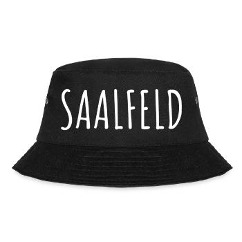 Saalfeld Stadt Name Thüringer Wald - Bucket Hat - Schwarz - Vorne