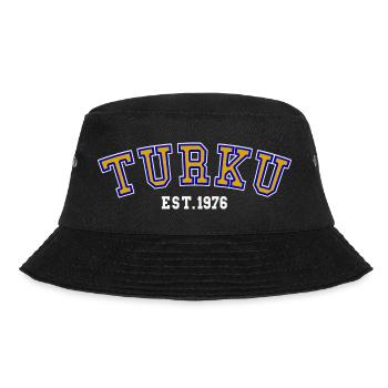 Turku gegründet 1976 – Geburtstag - Bucket Hat - Schwarz - Vorne