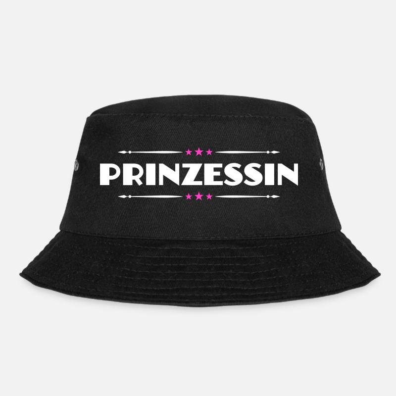Prinzessin - Bucket Hat - Schwarz