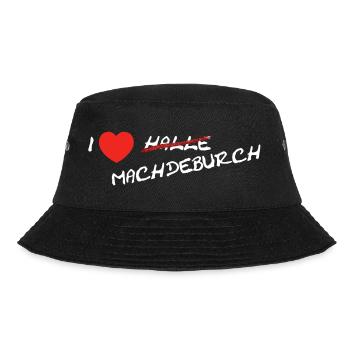 Magdeburg / Halle / Saxony-Anhalt / Gift - Bucket Hat - black - Front - Lela (165cm)