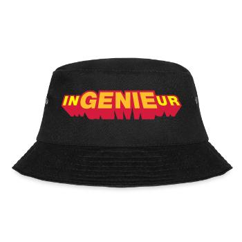 engineer, three-color - Bucket Hat - black - Front - Lela (165cm)