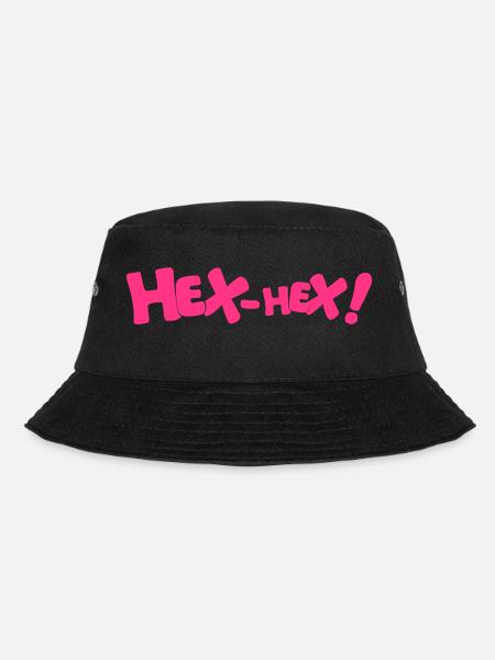 Bibi Blocksberg Hex Hex! Schriftzug pink - Bucket Hat - Schwarz