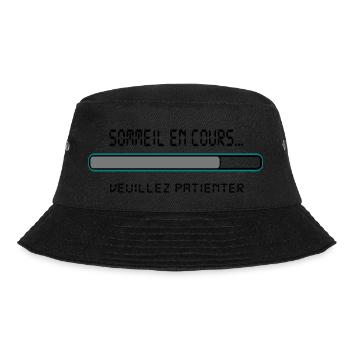sommeil_en_cours,message,humour,drôle - Bob - noir - Devant - Lela (165cm)